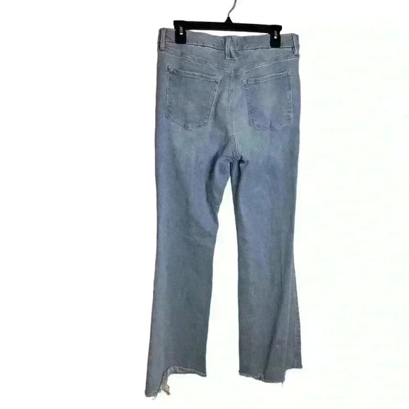 GOOD AMERICAN Good legs Flare Jeans In Indigo204 Size 12/31 - Picture 5 of 8